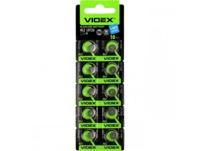 Купить Часовая батарейка Videx AG2 / LR726/ G2/ LR59/ 196/ GP96A/ 396/ SR726W