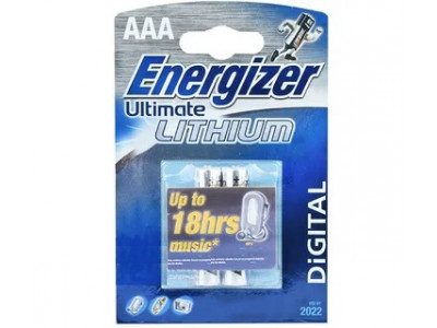 Купить Литиевая батарейка Energizer Ultimate AAA 1.5 V