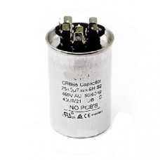 Конденсатор 25+3 mF CBB65 450VAC, металлический