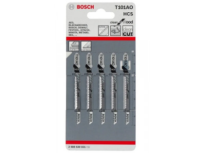 Купить Пилочки для электролобзика Bosch T101AO (5шт.)