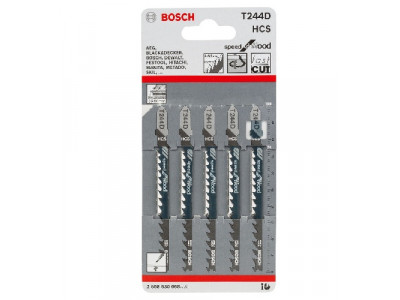Купить Пилочки для электролобзика Bosch T244D (5шт.)