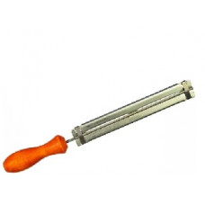 Планка-станок для заточки цепи с напильником