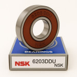 Подшипник шариковый NSK 6203 2RS (Япония) Подшипник шариковый NSK 6203 2RS (Япония)