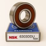 Подшипник шариковый NSK 6303 2RS (Япония) Подшипник шариковый NSK 6303 2RS (Япония)