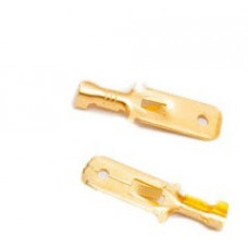 Клеммы-коннекторы, "папа" 6.3 mm (100 штук ) Клеммы-коннекторы, "папа" 6.3 mm (100 штук )