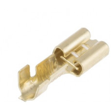 Клеммы-коннекторы, "мама" 6.3 мм (100 штук) Клеммы-коннекторы, "мама" 6.3 мм (100 штук)