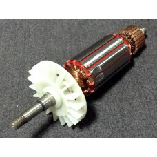 Якорь болгарки Интерскол УШМ-125/900, 35*166 шпонка+резьба 8мм